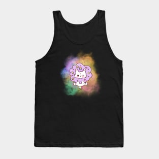 Unicorn Rainbow Kitty cat Tank Top